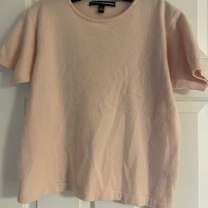 Pink Kashmir sweater womens small Ellen Tracy
